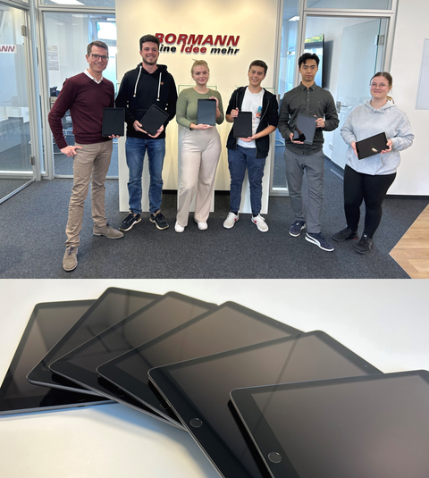 BORMANN-Azubis erhalten iPads