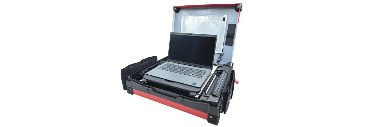 New BORMANN mobile workplace with a Notebook