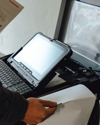 Drucken Sie direkt aus dem Koffersystem mit Thermopapier